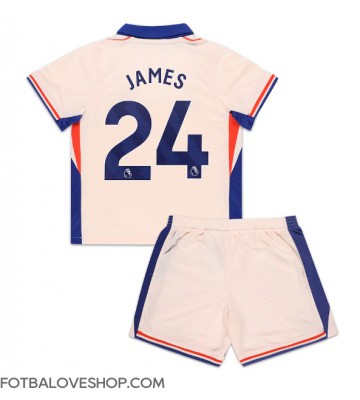 Chelsea Reece James #24 Dětské Venkovní Dres 2024-25 Krátký Rukáv (+ trenýrky)